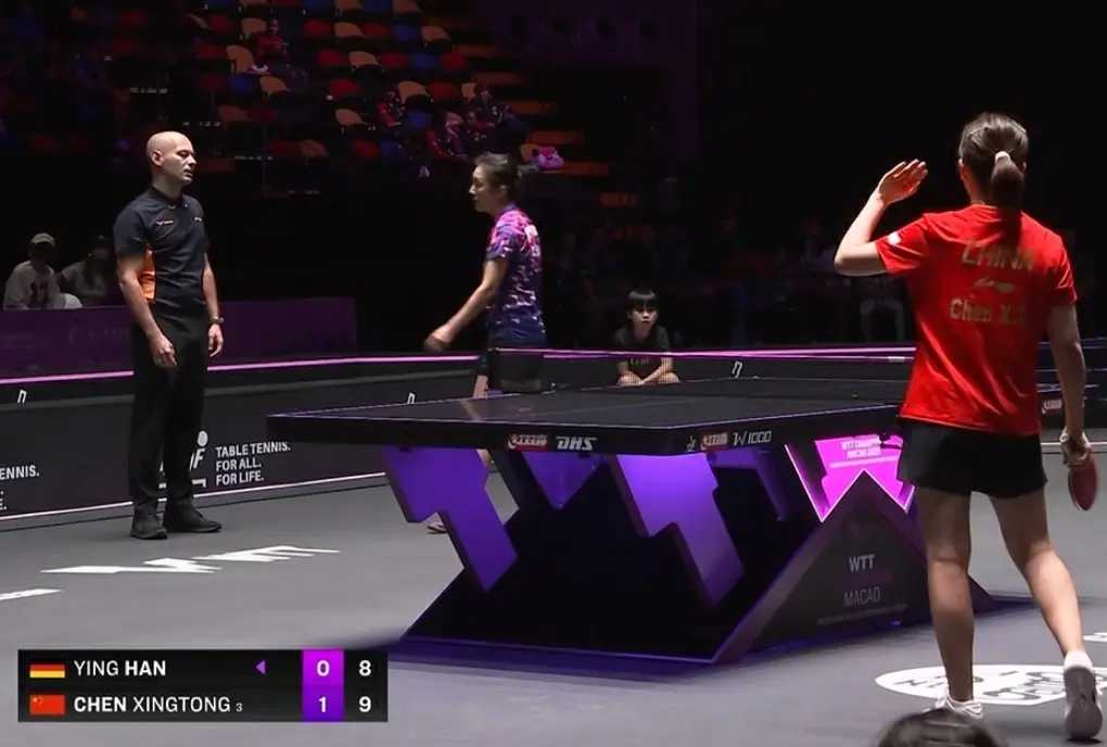 轮换发球法, 随后陈幸同